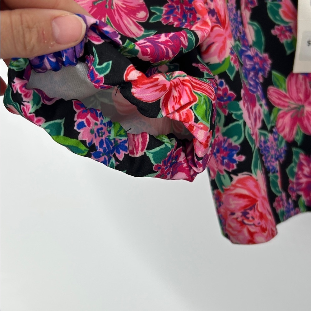 Zara Floral Crop Top NWT - Picture 4 of 7